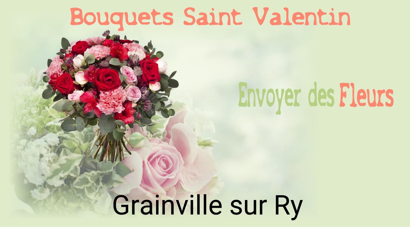 Roses de Saint-Valentin livrées à Grainville-sur-Ry